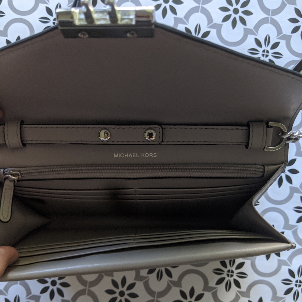 Michael Kors Color Block Chain Wallet Crossbody - image 5